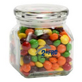 Skittles in Small Glass Jar